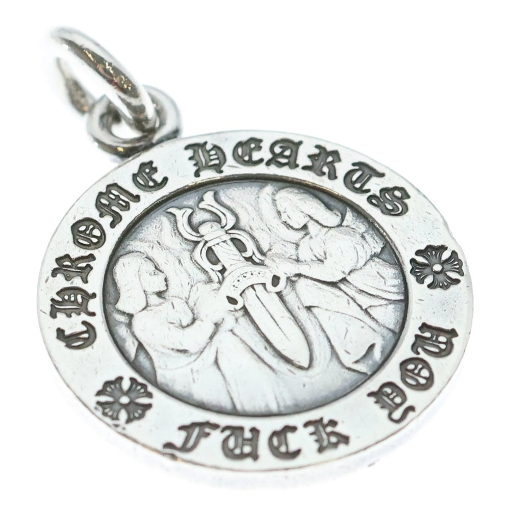 CHROME HEARTS(クロムハーツ) CHRM ANGL MDL V1 エンジェルメダルチャーム ペンダントトップ シルバーBCA229