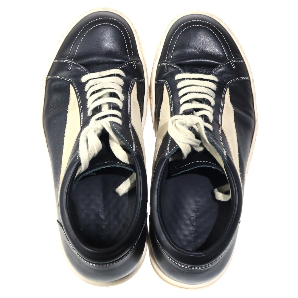 Rick Owens(リックオウエンス) VINTAGE SNEAKS ヴィンテージ レザー スニーカー ブラックRU02D6897 LCOLVS
