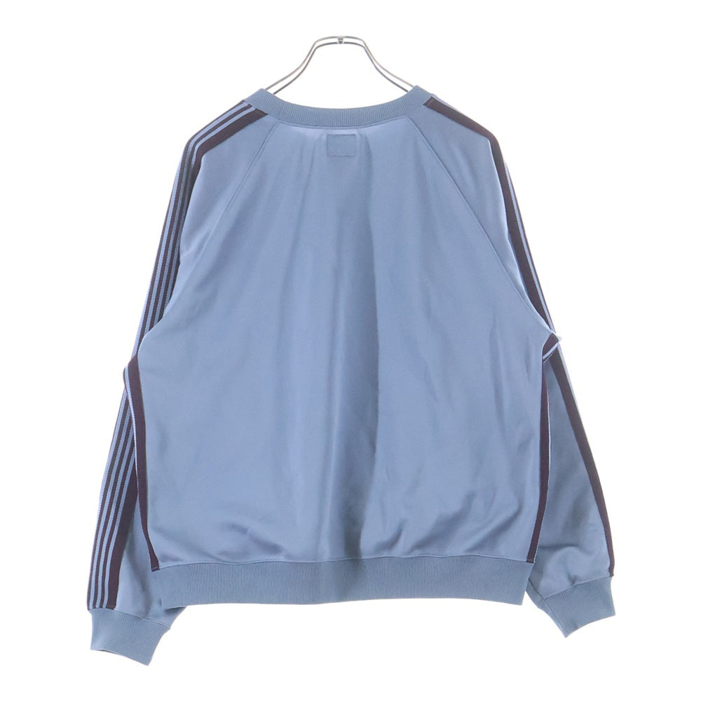 Needles(ニードルス) 22Track Crew Neck Shir トラッククルーネックシャツ 長袖Tシャツ ロングスリーブカットソーロンT ブルー KP219