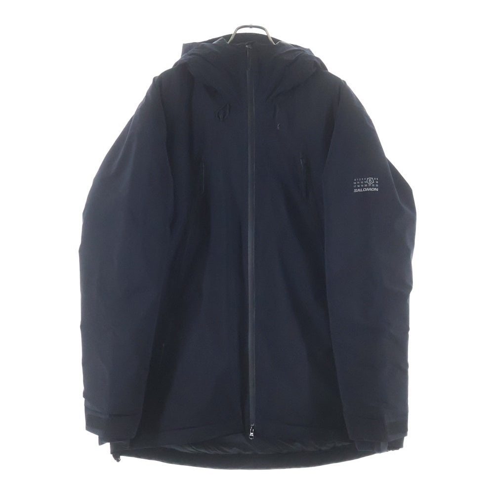 Maison Martin Margiela(メゾンマルタンマルジェラ) ×SALOMON サロモン サムホール フーディ ダウンジャケット ブラック S52AM0341 M35594