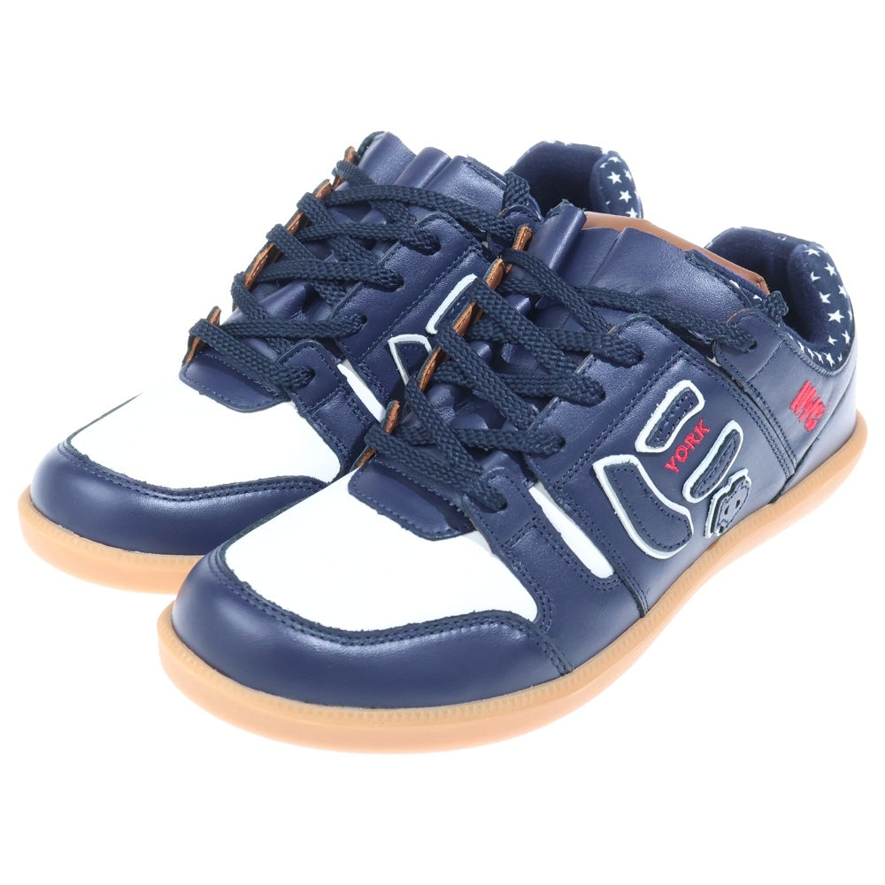 Sangacio(サンガッチョ) にゅYORK COM にゅーず ローカットスニーカー ネイビー US9/28cm