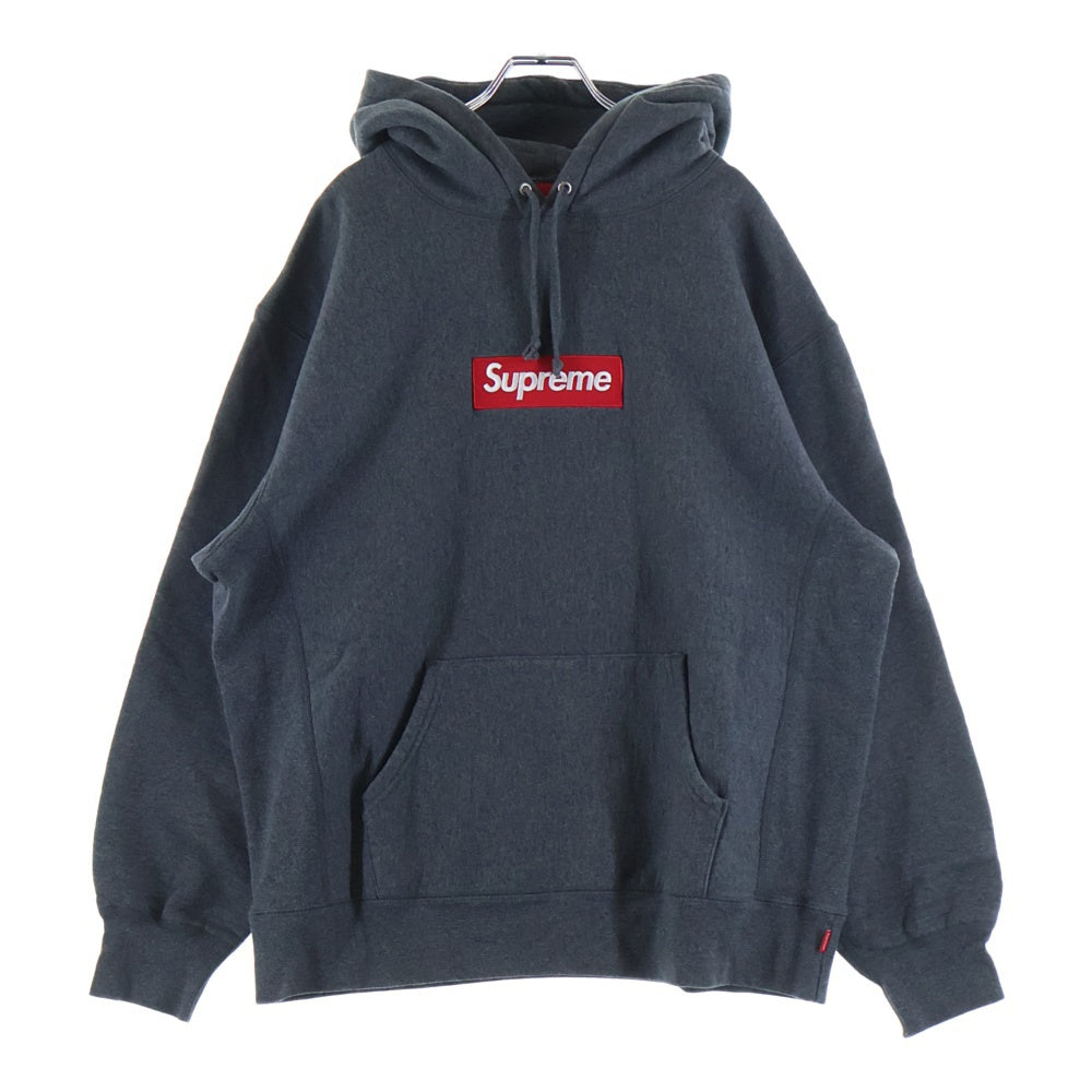 SUPREME(シュプリーム) 21AW Box Logo Hooded Sweatshirt ボックスロゴ フーデッドスウェットシャツ プルオーバーパーカー グレー