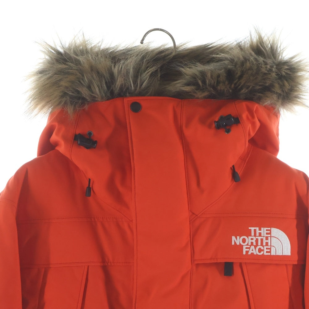 THE NORTH FACE(ザノースフェイス) ANTARCTICA PARKA GORE-TEX アンタークティカ パーカー ゴアテックス ロゴ刺繍 ファー付き フーデッドダウンジャケット アウター オレンジ ND91707