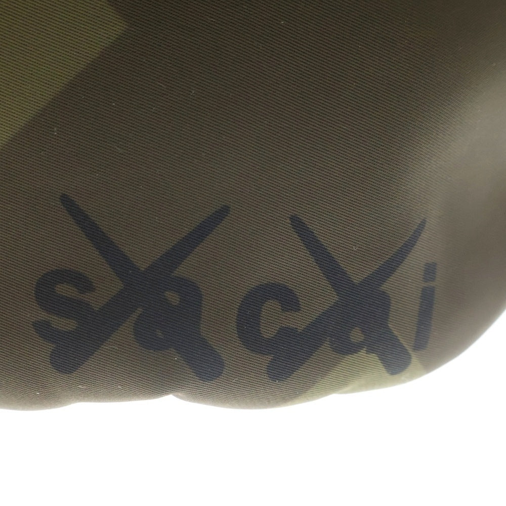 Sacai(サカイ) ×KAWS×PORTER Bum Bug 2Zip ウエストボディバッグ 迷彩柄