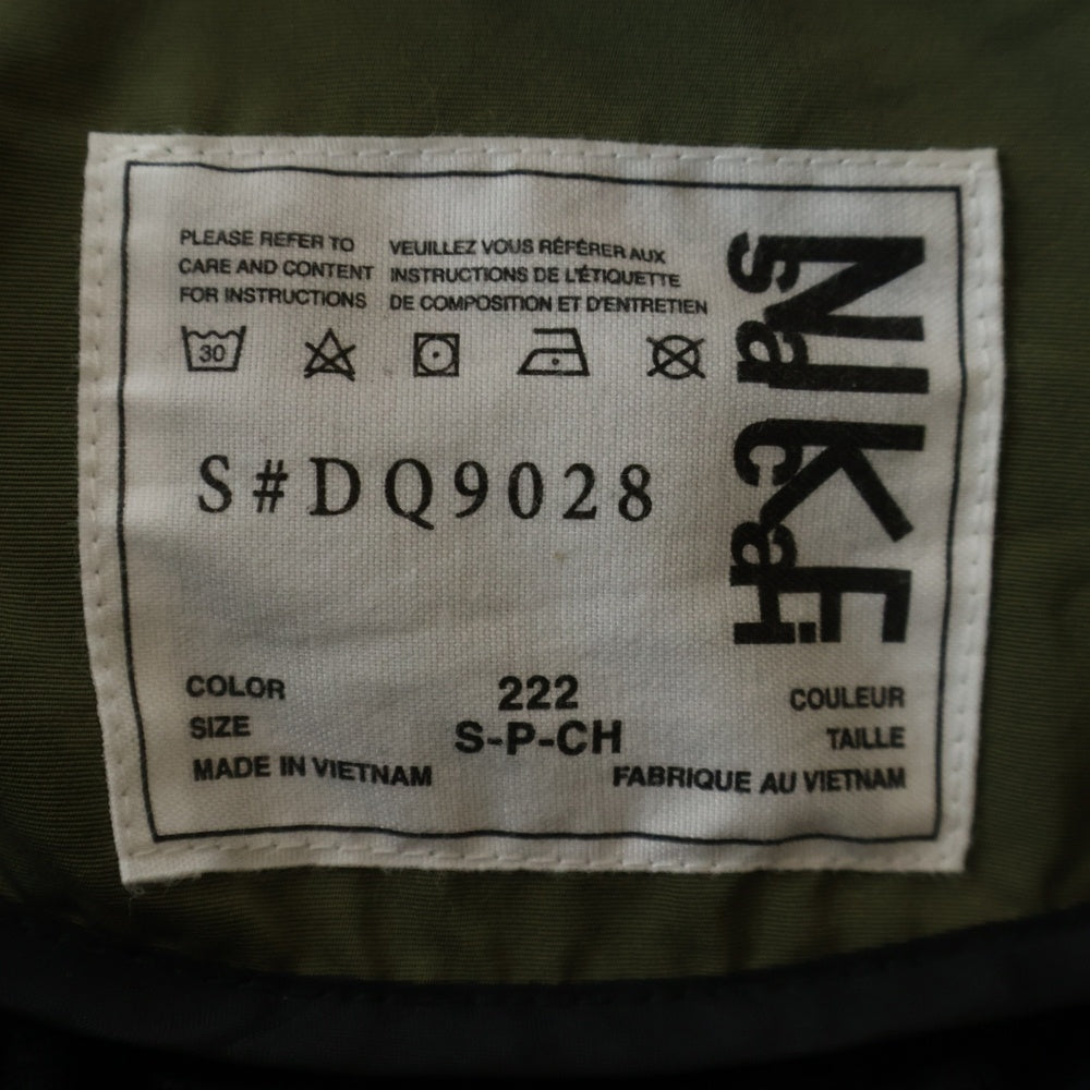 Sacai(サカイ) ×NIKE NRG Trench Jacket レイヤード フロントロゴ トレンチジャケット カーキ