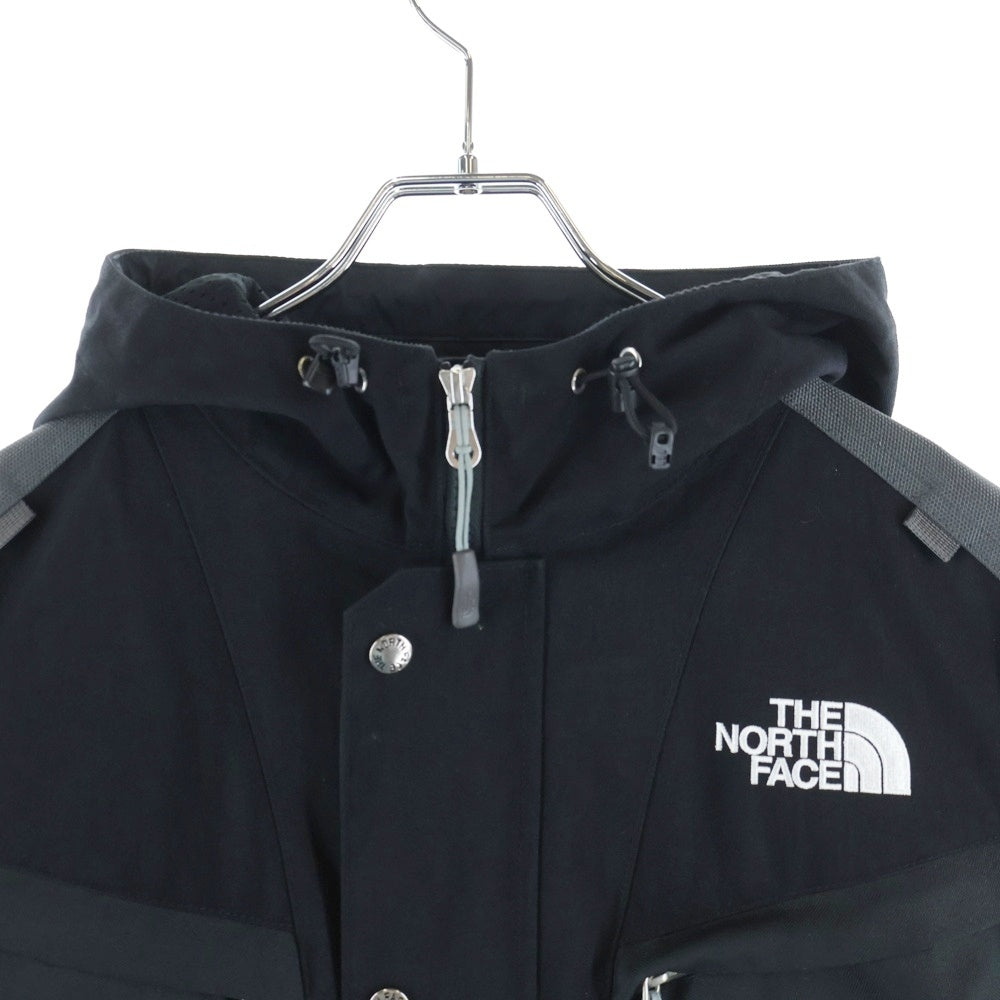 THE NORTH FACE(ザノースフェイス) ×Junya Watanabe Man フロントロゴ刺繍 バックパック ブルゾンジャケット ブラック