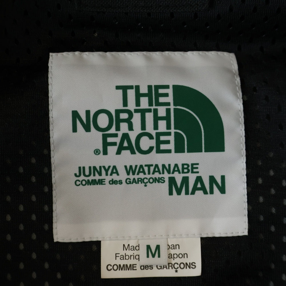 THE NORTH FACE(ザノースフェイス) ×Junya Watanabe Man フロントロゴ刺繍 バックパック ブルゾンジャケット ブラック