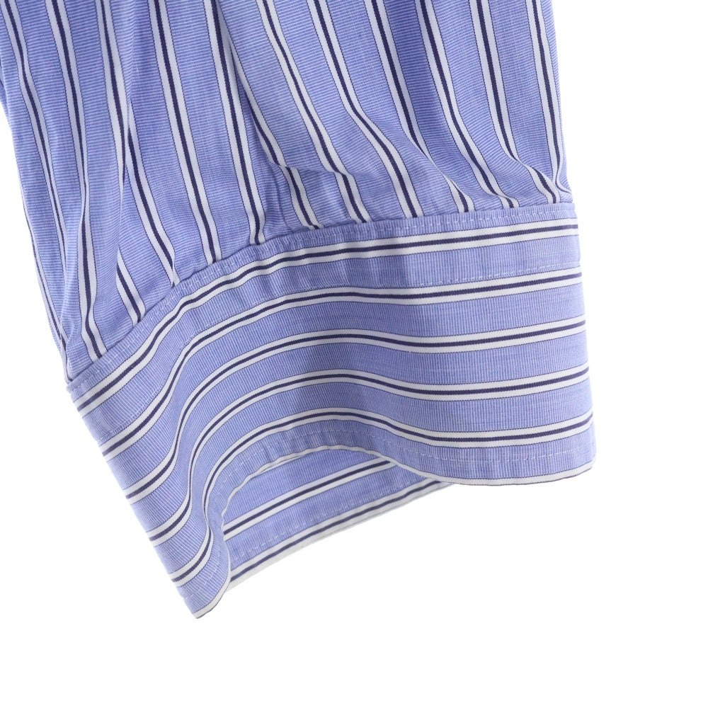 Sacai(サカイ) Thomas Mason Cotton Poplin Jacket コットンポプリンジャケット ストライプ柄 胸ポケット ホワイト/ブルー 23-03037M