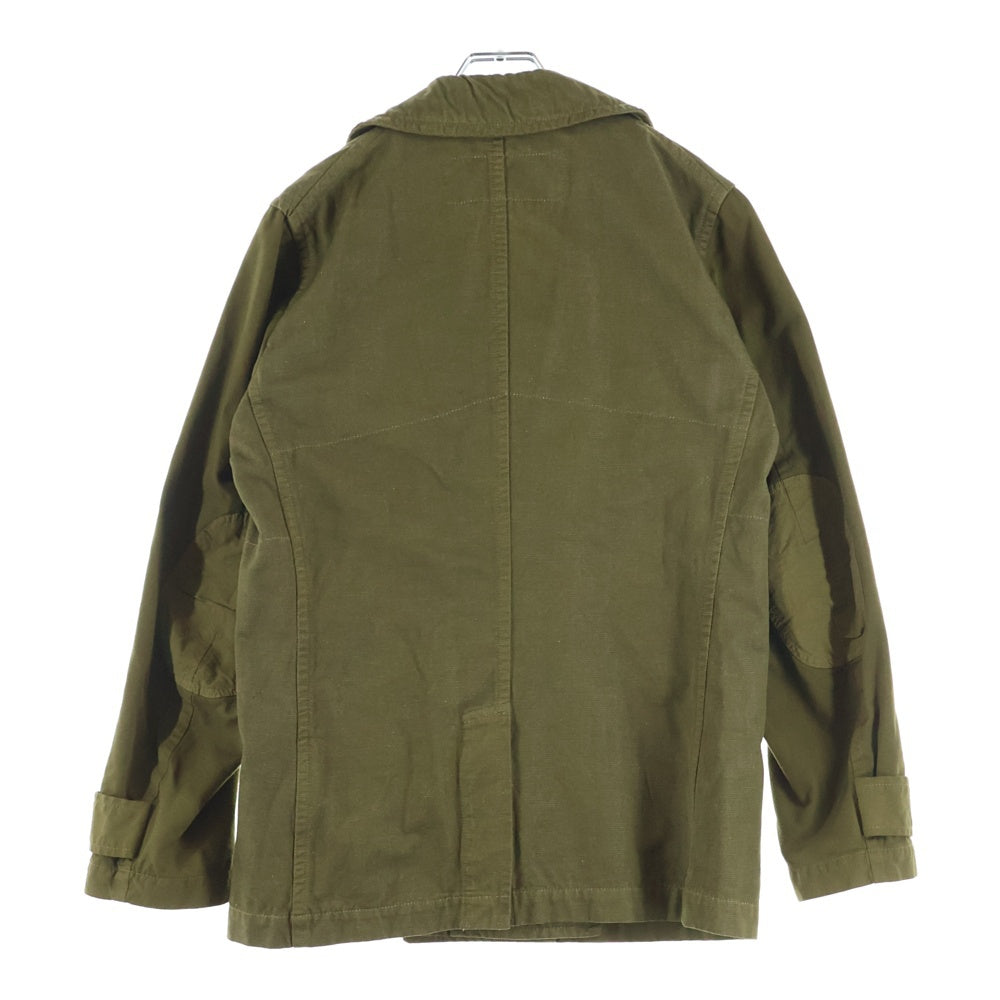 COMME des GARCONS(コムデギャルソン) ショートトレンチコート Vネック エルボーパッチ カーキ HS-C001