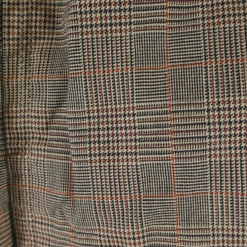 Sacai(サカイ) チェック柄 ウエストベルト ストレートパンツ マルチカラー 21-02484M