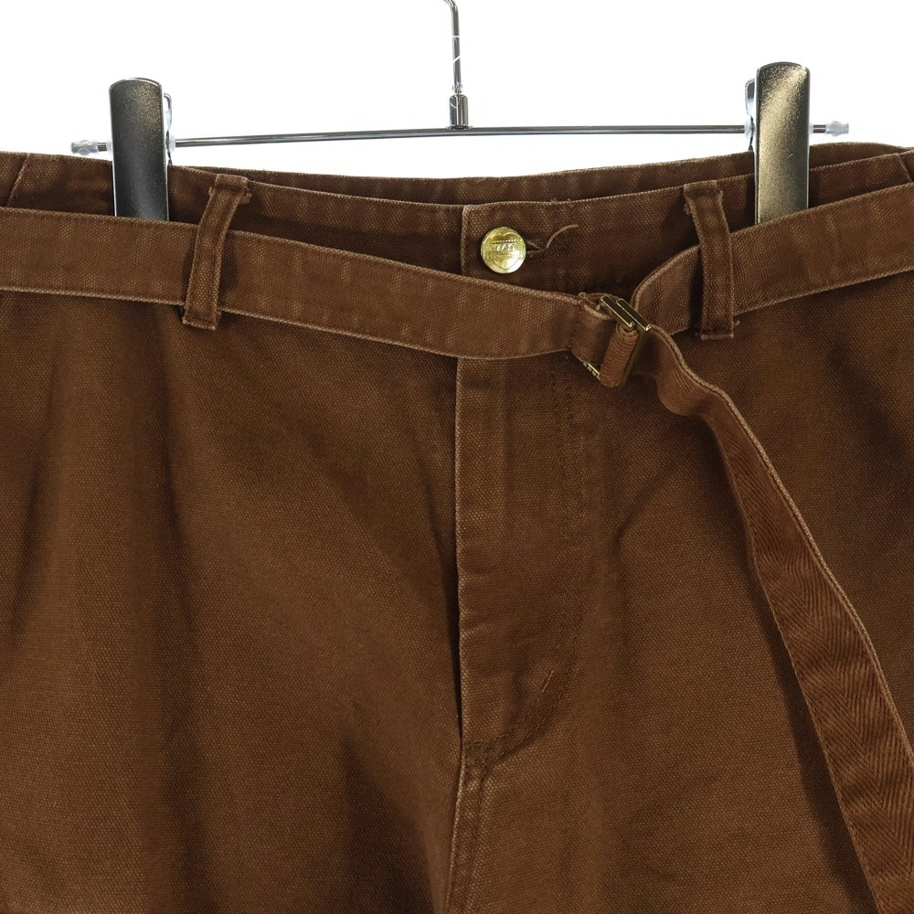 Carhartt WIP(カーハート ダブリューアイピー) ×sacai ウエストベルト カーゴパンツ ブラウン 25-00992S