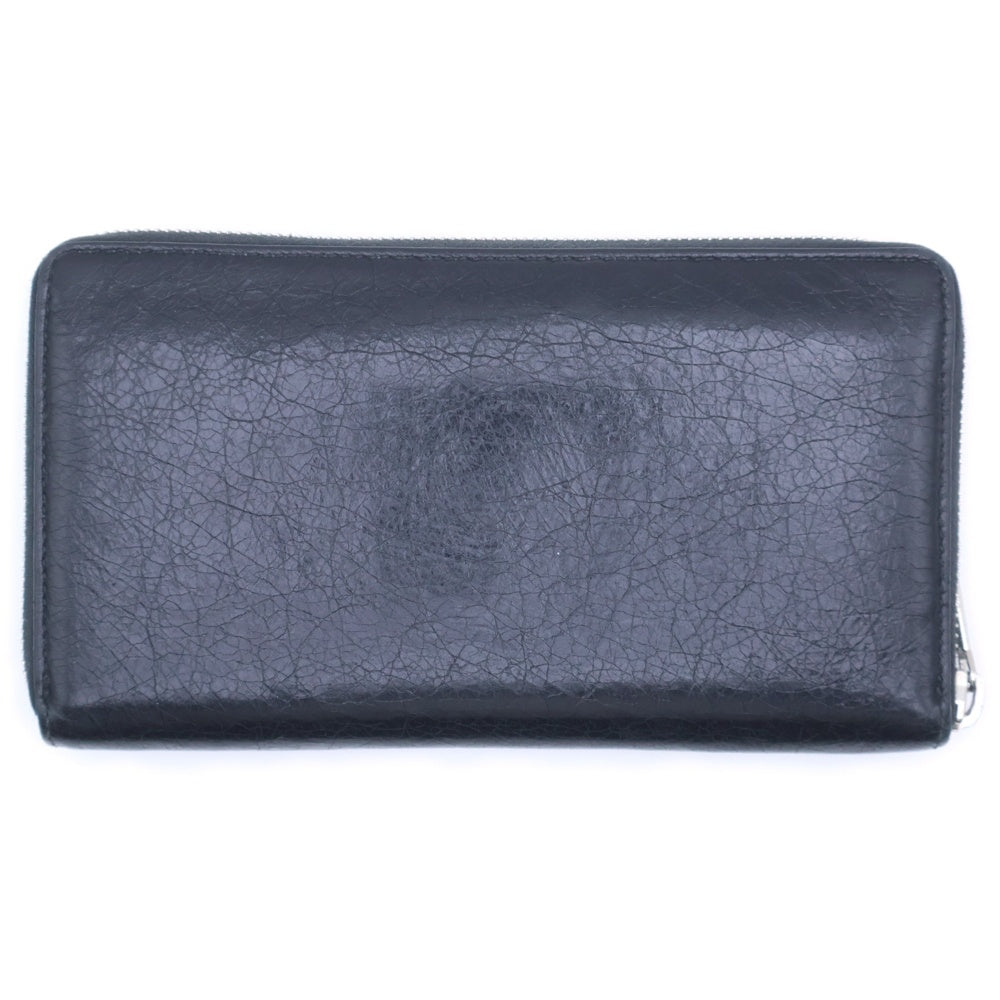 BALENCIAGA(バレンシアガ) ESSENTIAL CONTINENNTAL ZIP ラウンドジップ 長財布 レザー ブラック 519641