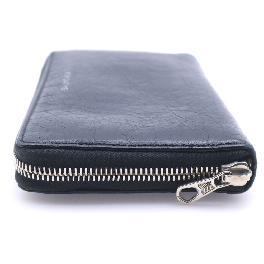 BALENCIAGA(バレンシアガ) ESSENTIAL CONTINENNTAL ZIP ラウンドジップ 長財布 レザー ブラック 519641