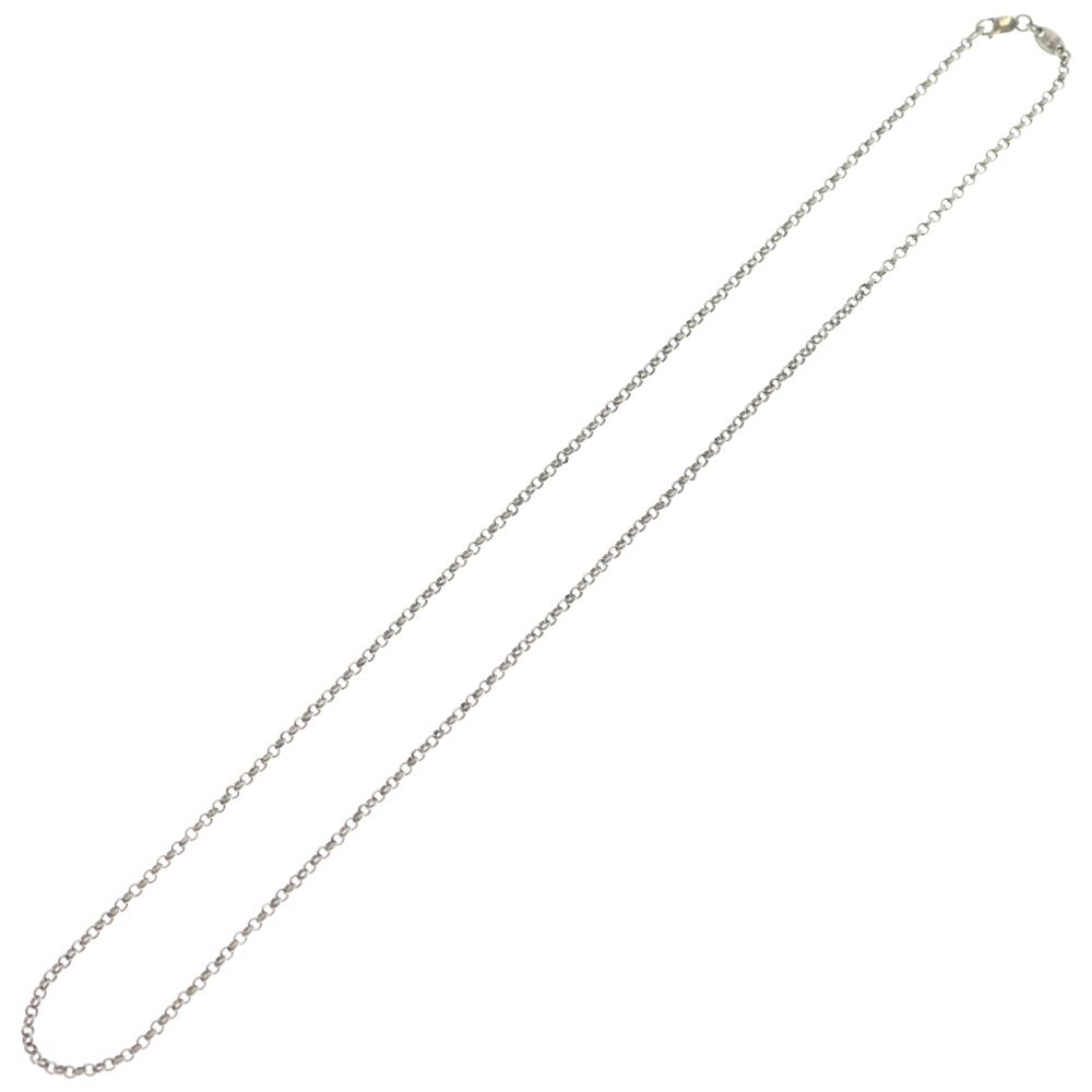 CHROME HEARTS(クロムハーツ) NECKCHAIN R20 ロールチェーンネックレス 20inch シルバー BCA084
