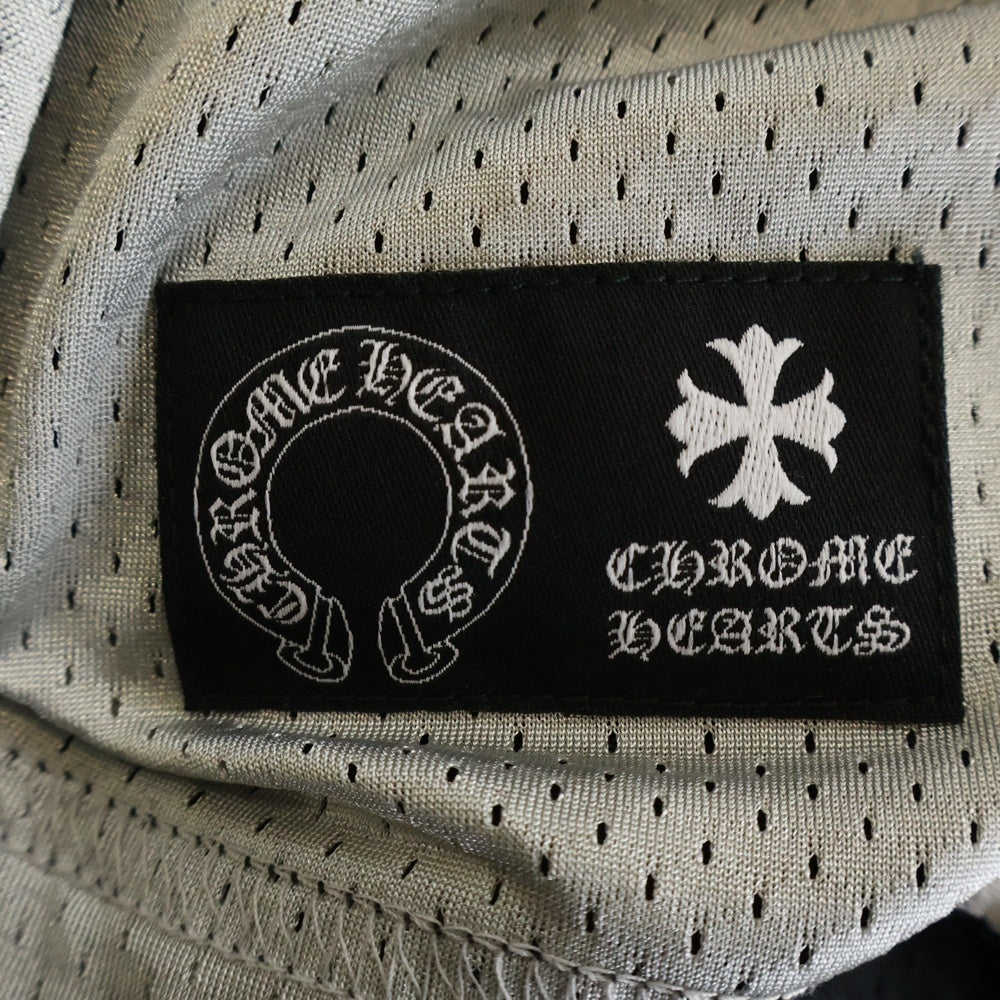 CHROME HEARTS(クロムハーツ) MESH WARM UP JERSEY リバーシブルCHロゴプリントメッシュタンクトップ ブラック