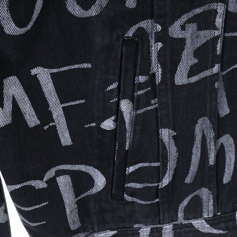 SUPREME(シュプリーム) 20AW Black Ark Denim Trucker Jacket ブラックアーク 総柄デニムトラッカージャケット Gジャン ブラック