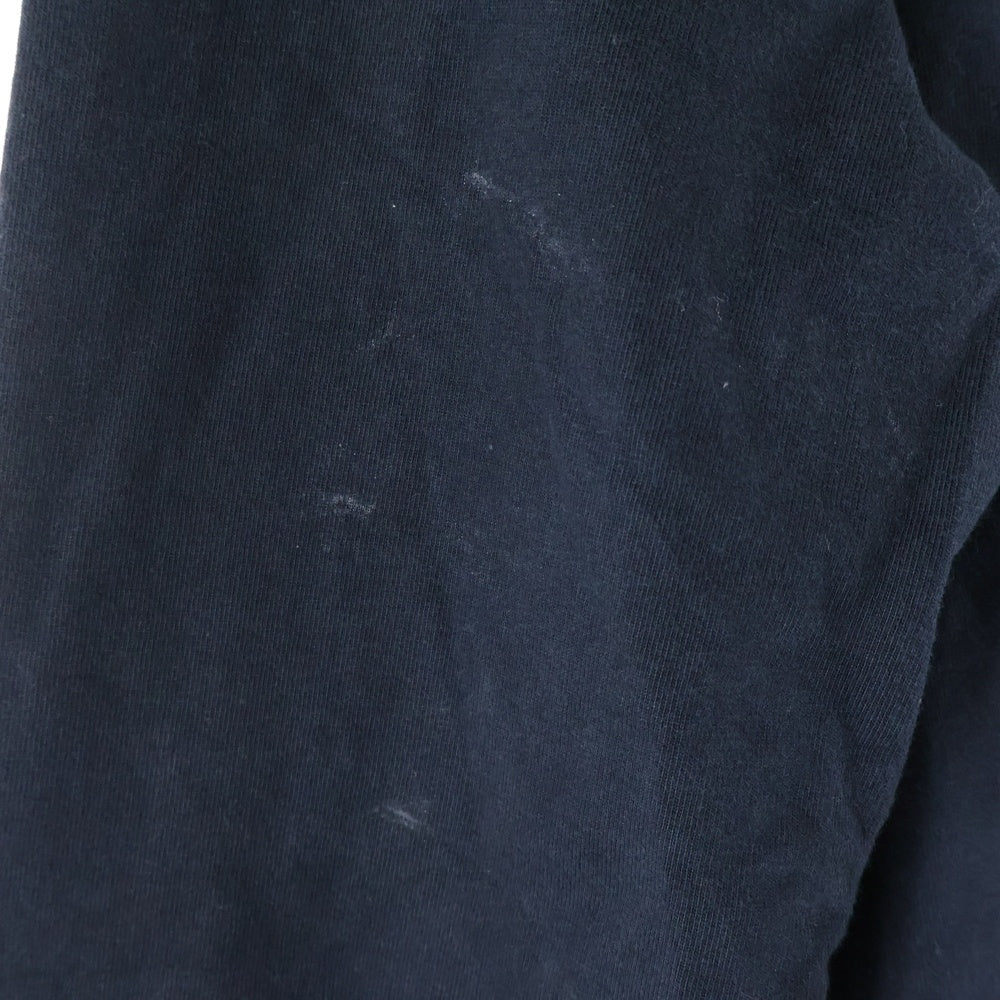STONE ISLAND(ストーンアイランド) ロゴワッペン ヘビーウェイト コットン クルーネック カットソー 長袖Tシャツ ブラック 731564450