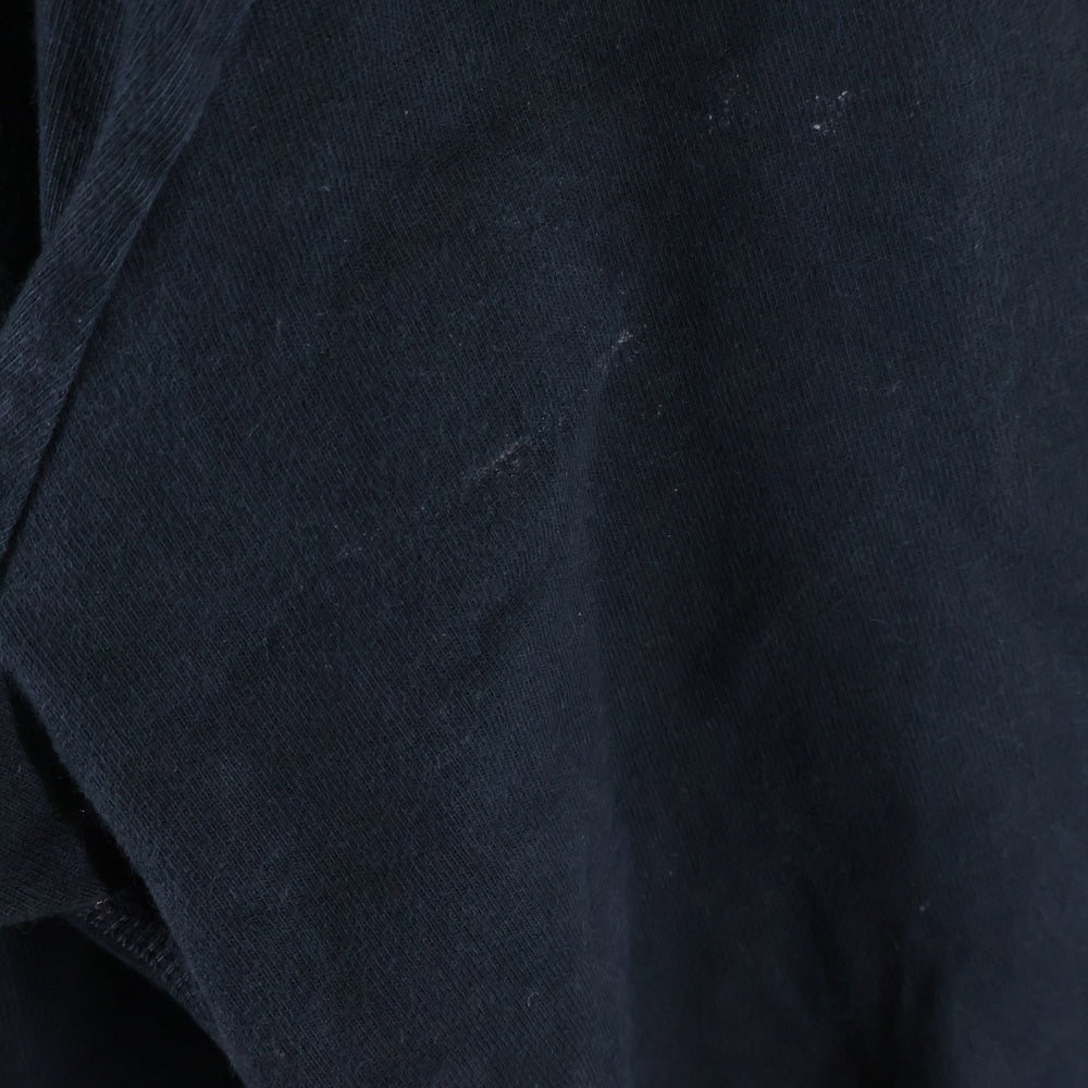 STONE ISLAND(ストーンアイランド) ロゴワッペン ヘビーウェイト コットン クルーネック カットソー 長袖Tシャツ ブラック 731564450