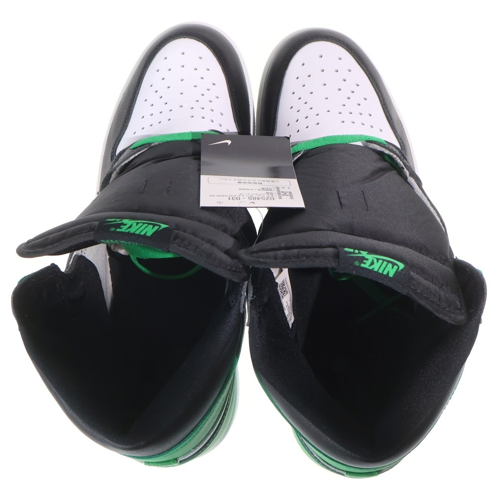 NIKE(ナイキ) AIR JORDAN 1 RETRO HIGH OG LUCKY GREEN DZ5485-031 エアジョーダン レトロ ラッキーグリーン ハイカットスニーカー ホワイト/ブラック/グリーン US11/29cm