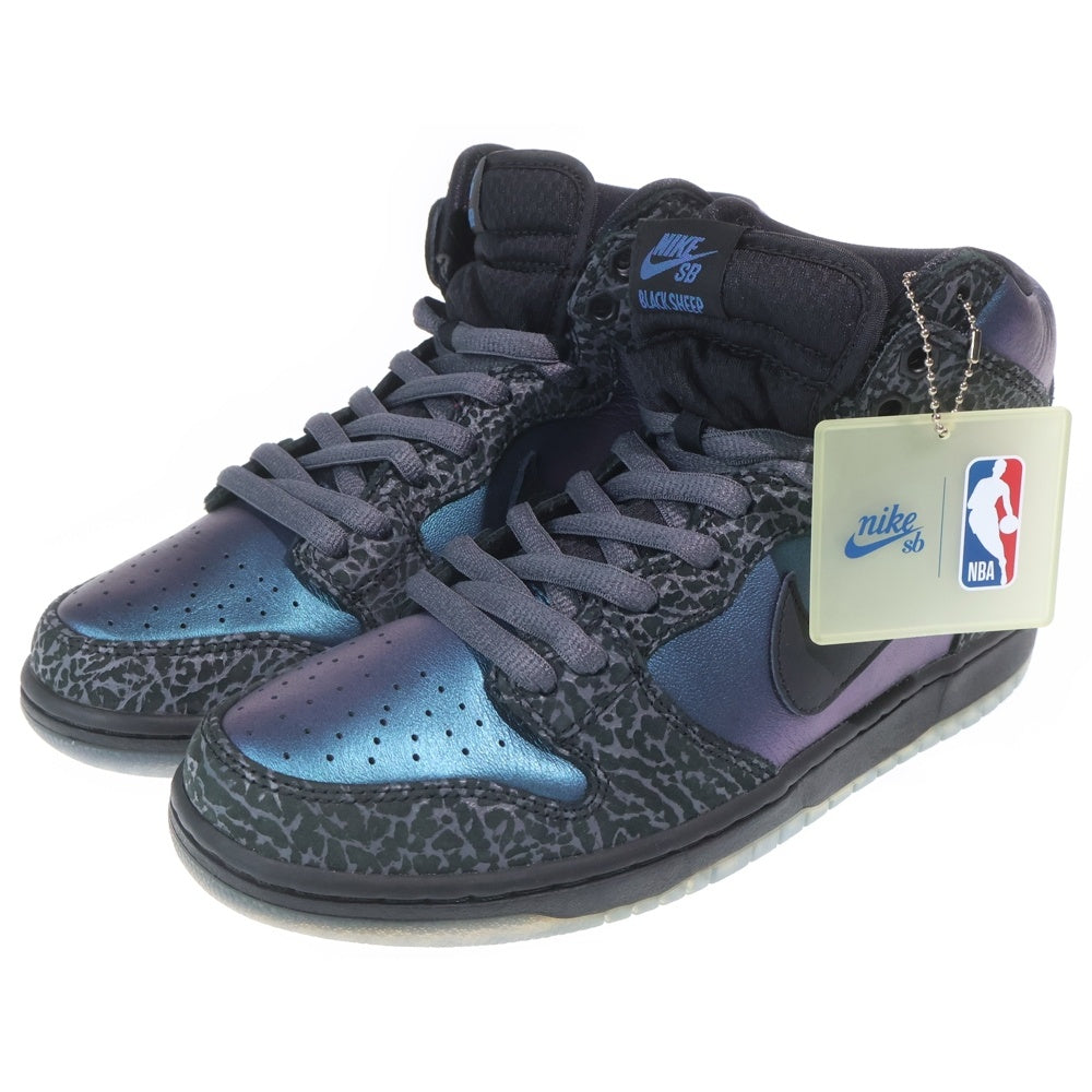 NIKE(ナイキ) ×Black Sheep DUNK HIGH PRO QS BLACK BQ6827-001 ブラックシープ ダンク ブラックホーネット ハイカットスニーカー ブラック US10.5/28.5cm