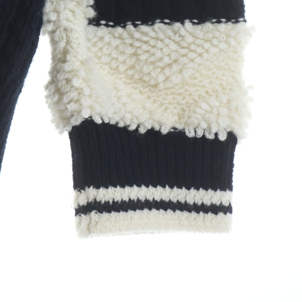 CHANEL(シャネル) COCO NEIGE ココネージュ ウールニット セーター ネイビー レディース P79690K11587