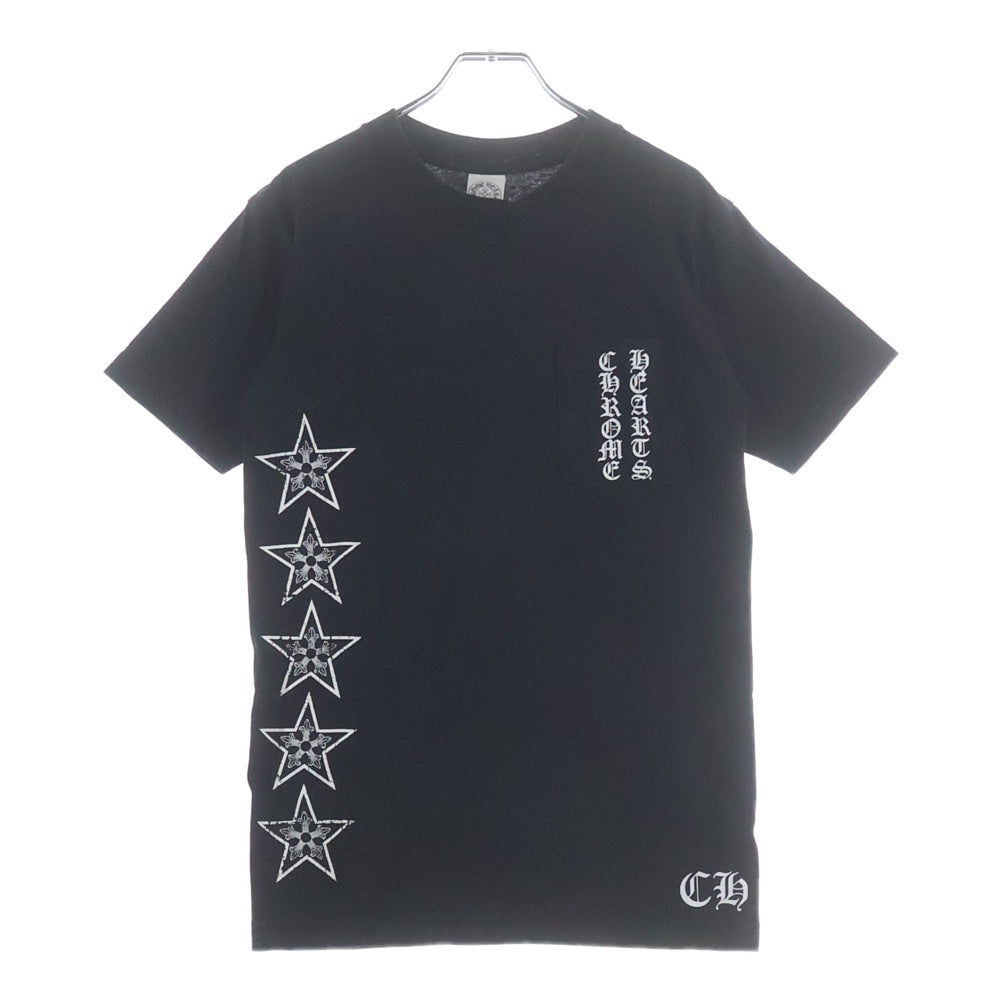 CHROME HEARTS(クロムハーツ) CH T-SHRT オールドスタープリントTシャツカットソー ブラック