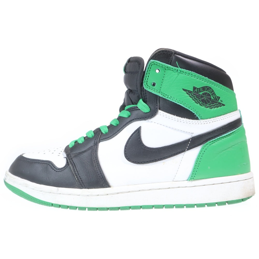 NIKE(ナイキ) AIR JORDAN 1 RETRO HIGH OG LUCKY GREEN エアジョーダン レトロ ラッキーグリーン ハイカットスニーカー ホワイト/グリーン US10.5/28.5cm DZ5485-031
