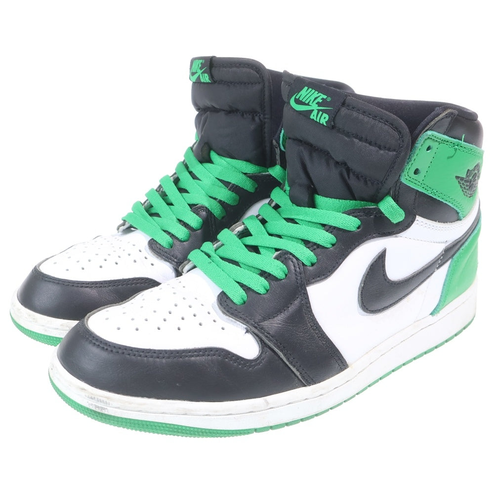 NIKE(ナイキ) AIR JORDAN 1 RETRO HIGH OG LUCKY GREEN エアジョーダン レトロ ラッキーグリーン ハイカットスニーカー ホワイト/グリーン US10.5/28.5cm DZ5485-031