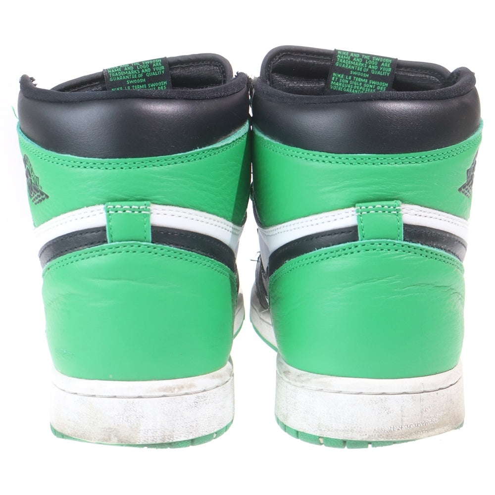 NIKE(ナイキ) AIR JORDAN 1 RETRO HIGH OG LUCKY GREEN エアジョーダン レトロ ラッキーグリーン ハイカットスニーカー ホワイト/グリーン US10.5/28.5cm DZ5485-031