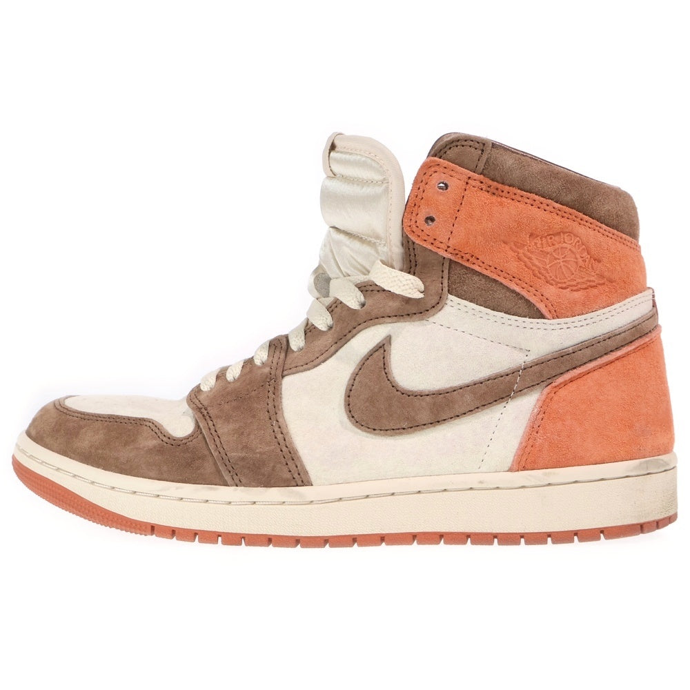 NIKE(ナイキ) WMNS Air Jordan 1 High OG Cacao Wow and Sand Drift FQ2941-200 ウィメンズ エアジョーダン1 ハイ OG カカオワオ アンド サンドドリフト ハイカットスニーカー レディース