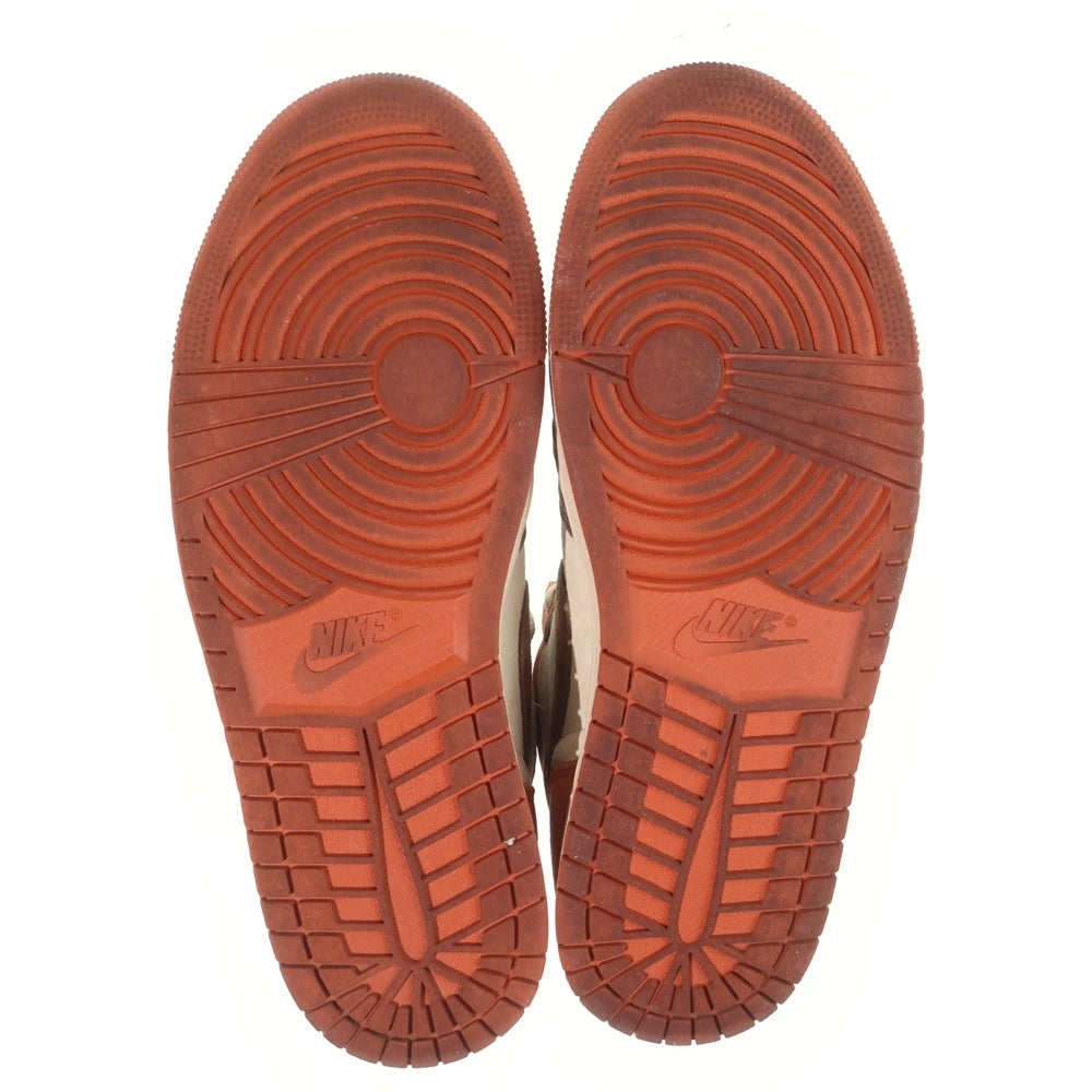 NIKE(ナイキ) WMNS Air Jordan 1 High OG Cacao Wow and Sand Drift FQ2941-200 ウィメンズ エアジョーダン1 ハイ OG カカオワオ アンド サンドドリフト ハイカットスニーカー レディース