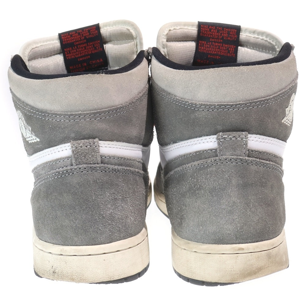 NIKE(ナイキ) AIR JORDAN 1 RETRO HIGH OG BLACK AND SMOKE GREY DZ5485-051 エアジョーダン ブラックアンドスモークグレー ハイカットスニーカー US10/28cm