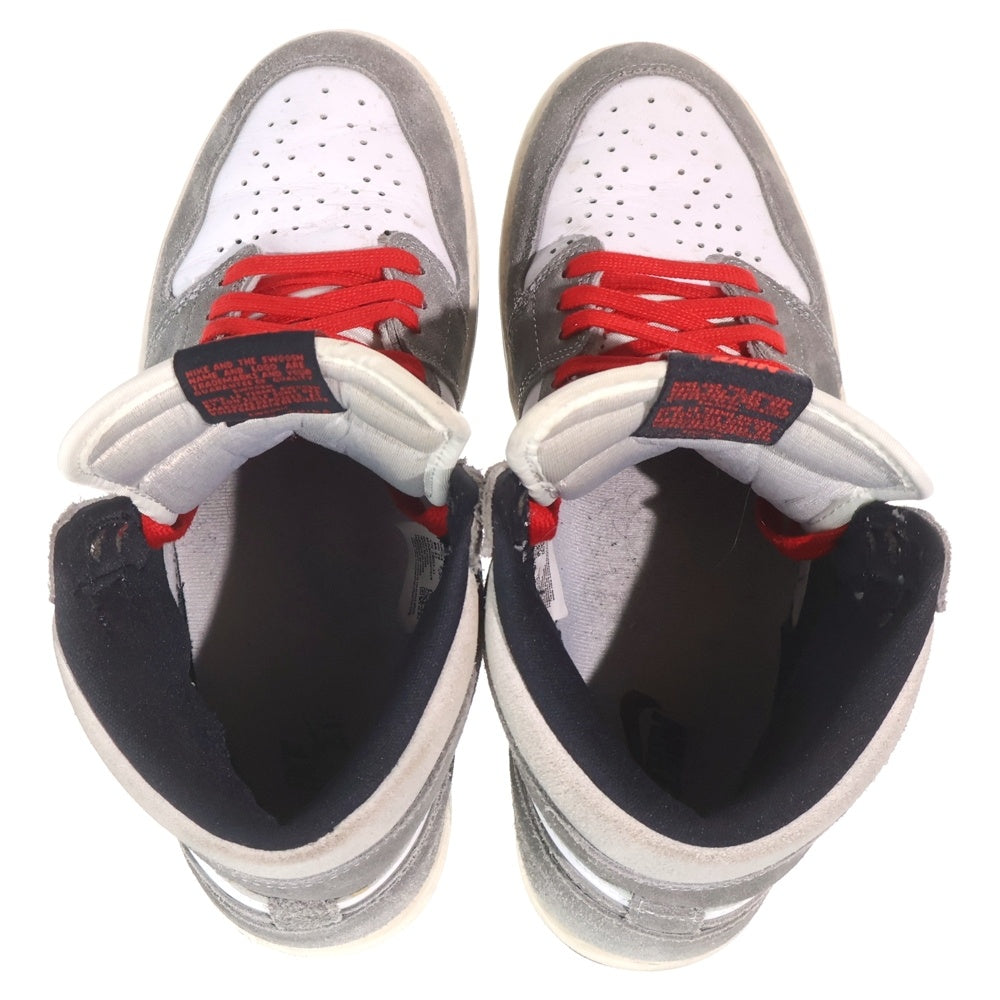 NIKE(ナイキ) AIR JORDAN 1 RETRO HIGH OG BLACK AND SMOKE GREY DZ5485-051 エアジョーダン ブラックアンドスモークグレー ハイカットスニーカー US10/28cm