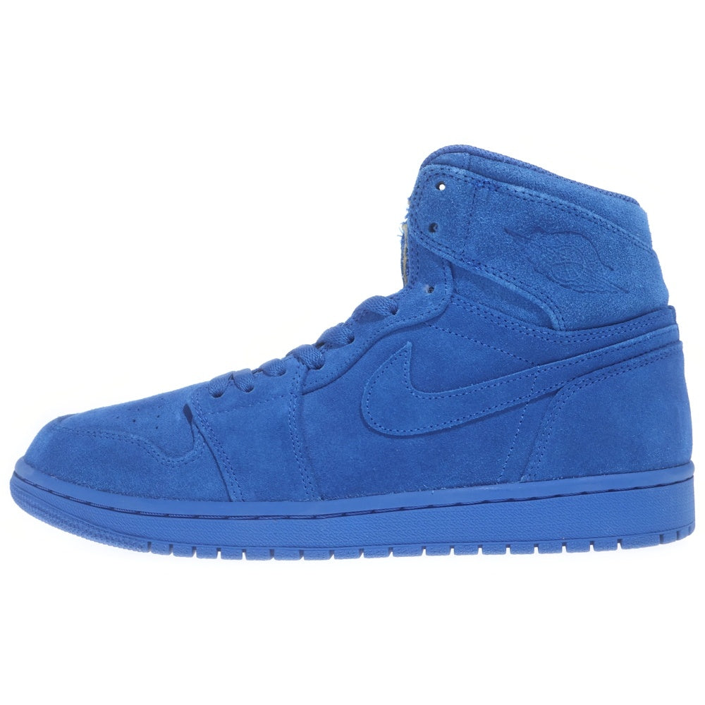NIKE(ナイキ) Air Jordan 1 Retro High Blue Suede 332550-404 エアジョーダン1 レトロ ハイ ブルー ハイカットスニーカー スウェード