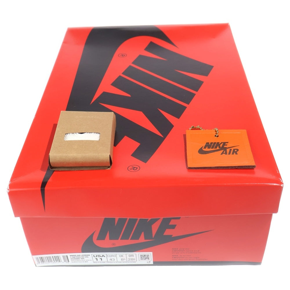 NIKE(ナイキ) WMNS AIR JORDAN 1 HIGH OG STARFISH DO9369-101 ウィメンズ エアジョーダン1 スターフィッシュ ハイカットスニーカー ホワイト/オレンジ US11/28cm レディース