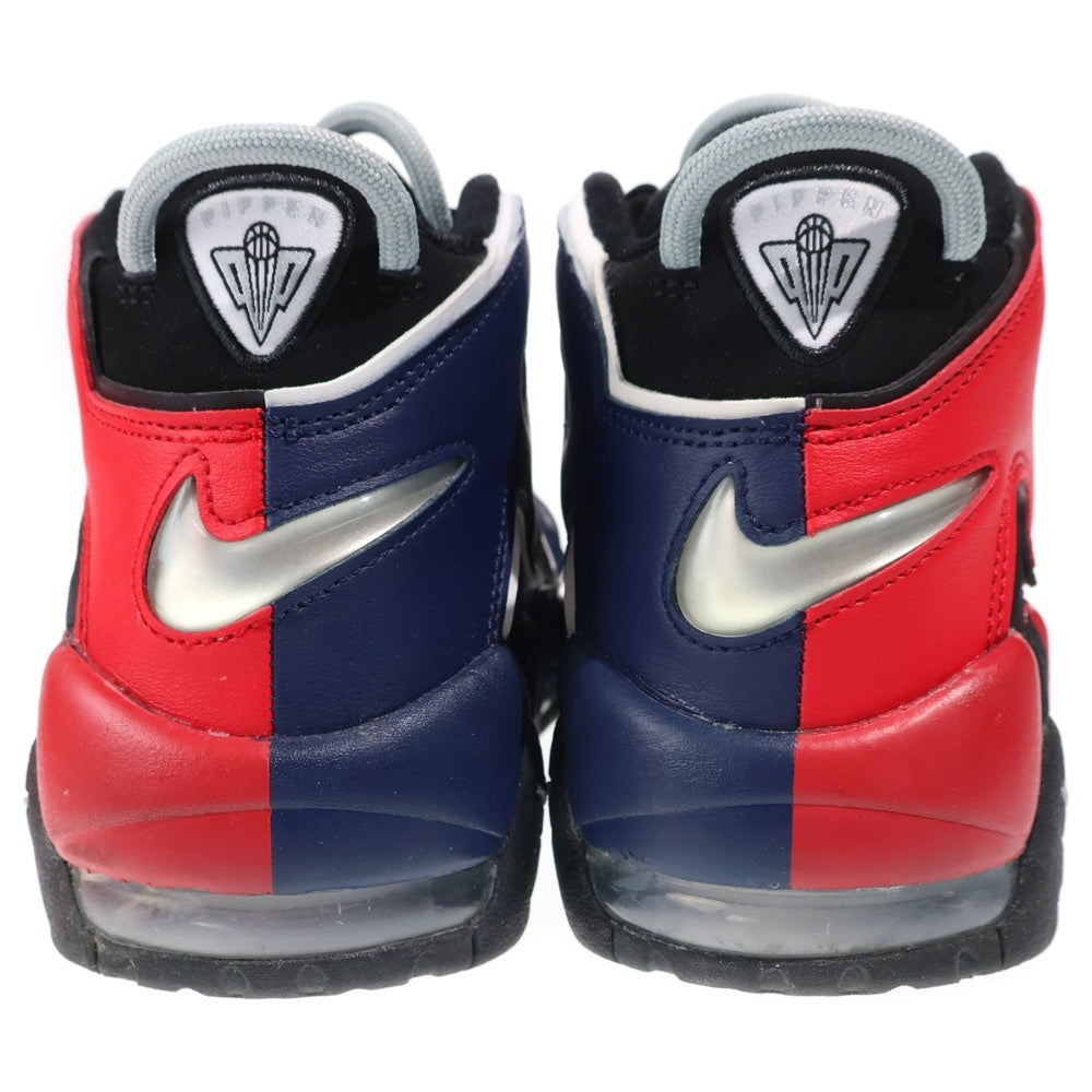 NIKE(ナイキ) AIR MORE UPTEMPO 96 BLACK AND UNIVERSITY RED DJ4400-001 エアモアアップテンポ ブラック アンド ユニバーシティレッド ハイカットスニーカー US9/27.0cm
