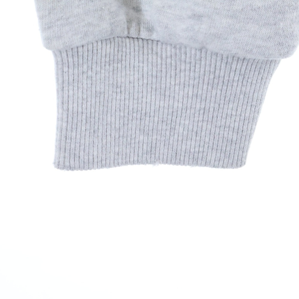 ACNE STUDIOS Bla Konst(アクネストゥディオズ ブロコンスト) Logo Hooded Sweater ロフーディーセーター バックプリントプルオーバーパーカー グレー FN-UX-SWEA000023