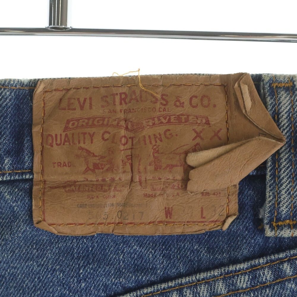 Levi's(リーバイス) 80s 505 VINTAGE 505-0217 ボタン裏8 リーバイスジップ サークルR ジップフライデニムパンツ インディゴ