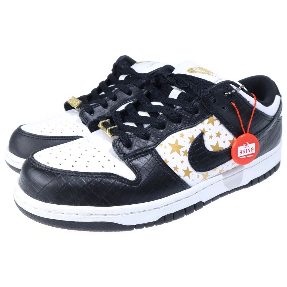 NIKE(ナイキ) ×DUNK LOW OG QS DH3228-102 シュプリーム ダンクロー ローカットスニーカー ホワイト/ブラック/ゴールド US9.5/27.5cm