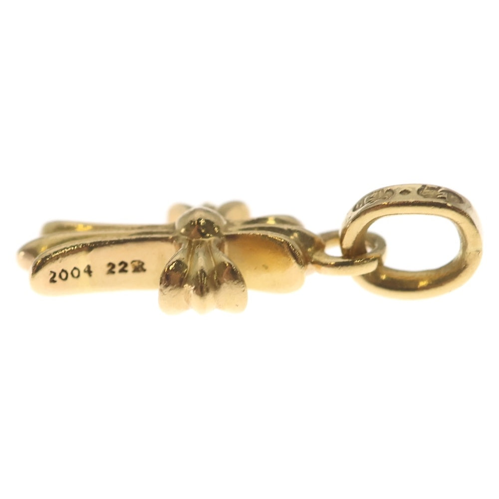 CHROME HEARTS(クロムハーツ) 22K CRS BBYFAT P/DIA ベイビーファットクロス PAVEダイヤ ペンダントトップ ゴールド BCA035