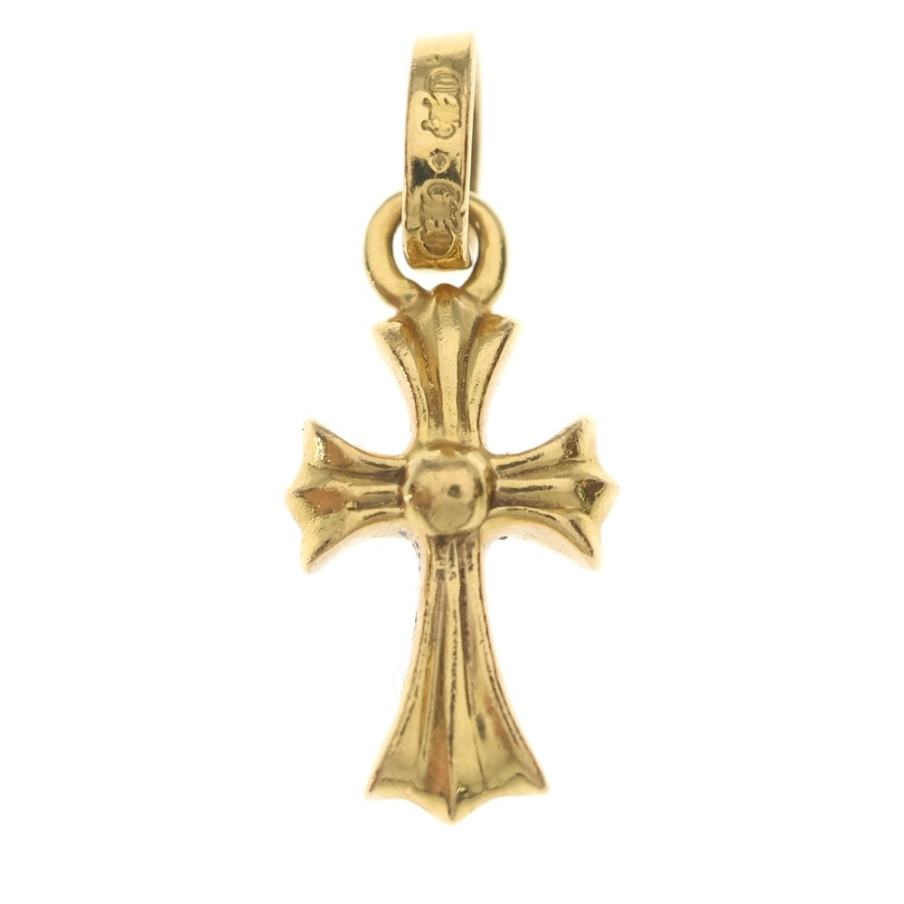 CHROME HEARTS(クロムハーツ) 22K CRS BBYFAT P/DIA ベイビーファットクロス PAVEダイヤ ペンダントトップ ゴールド BCA035