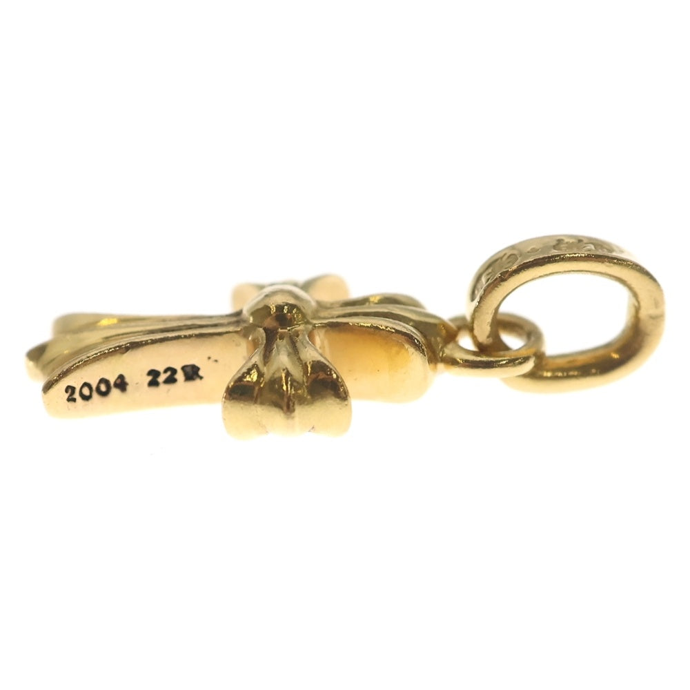 CHROME HEARTS(クロムハーツ) 22K CRS BBYFAT P/DIA ベイビーファットクロス PAVEダイヤ ペンダントトップ ゴールド BCA035