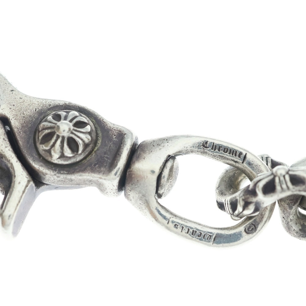 CHROME HEARTS(クロムハーツ) FANCY LONG-S/1クリップロングファンシー ウォレットチェーン シルバー BCA074