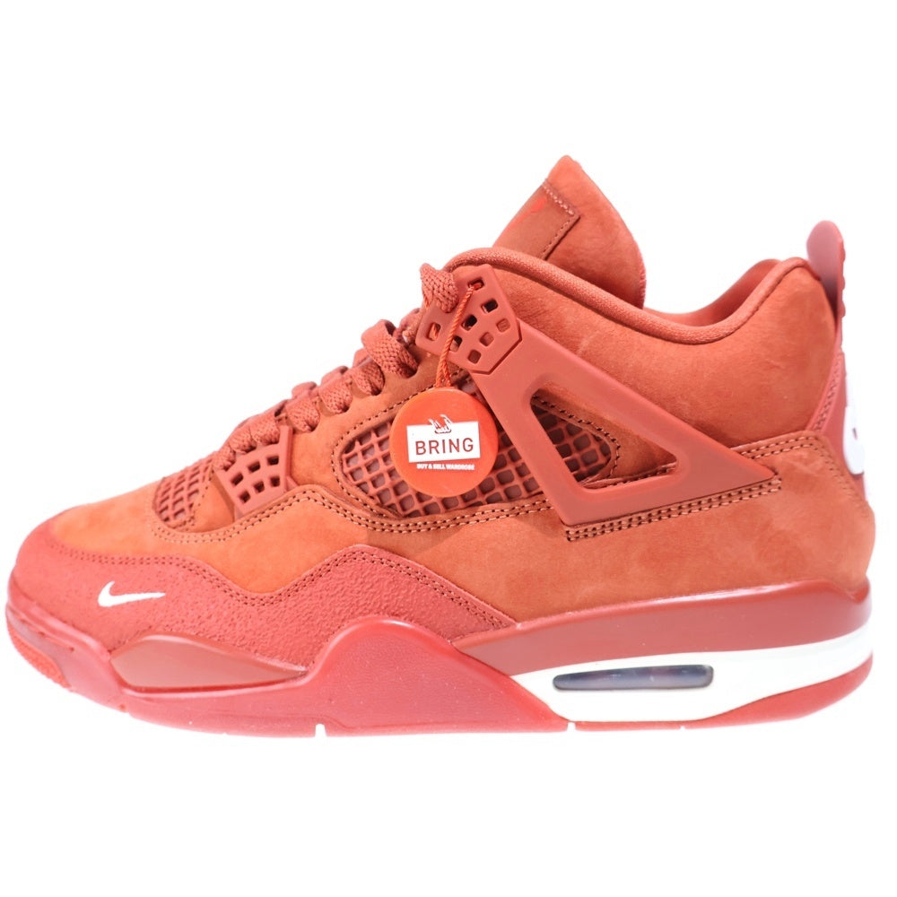 NIKE(ナイキ) ×Nigel Sylvester Air Jordan 4 Retro OG Brick By Brick HF4340-800 ×ナイジェルシルベスター エアジョーダン4 ハイカットスニーカー US8.5/26.5cm