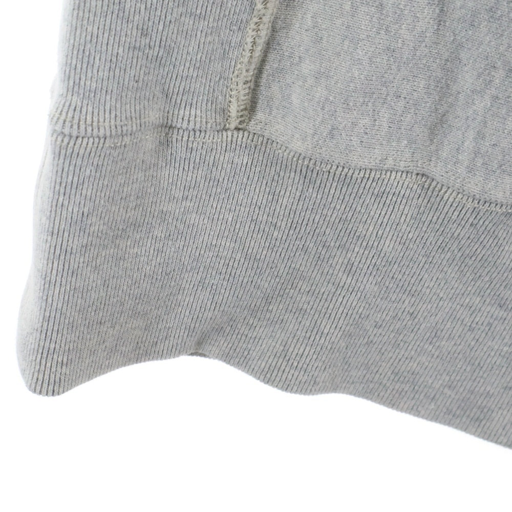 READY MADE(レディメイド) R.MUTT HOODIE ロゴプリントプルオーバーパーカー フーディー グレー RE-CO-GR-00-00-195