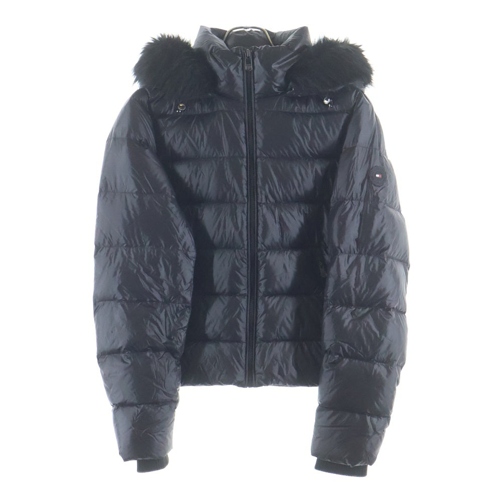 TOMMY HILFIGER(トミーヒルフィガー) グロスダウンスリムジャケット ブラック WW47354