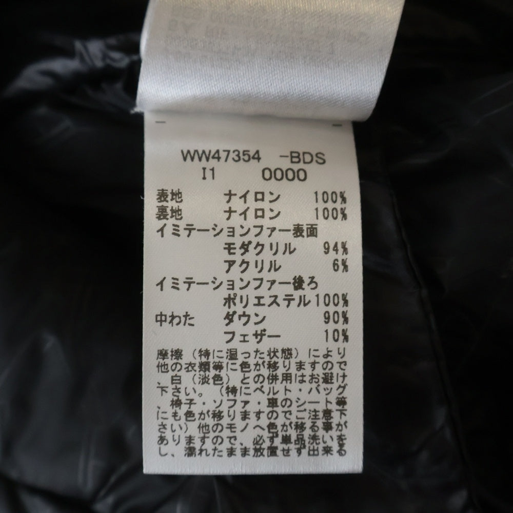 TOMMY HILFIGER(トミーヒルフィガー) グロスダウンスリムジャケット ブラック WW47354