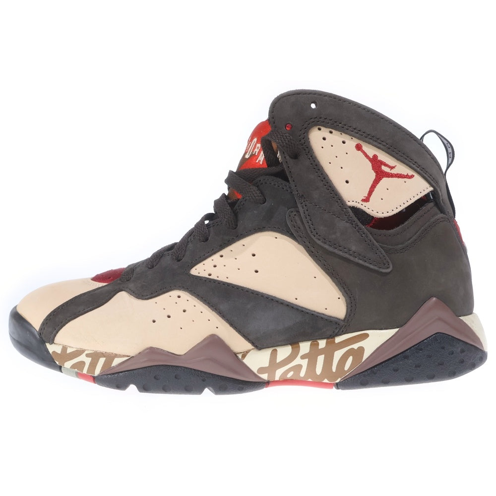 NIKE(ナイキ) ×Patta AIR JORDAN 7 OG BROWN AT3375-200 エアジョーダン7 ブラウン ハイカットスニーカー シューズ ブラウン US8.5/26.5cm