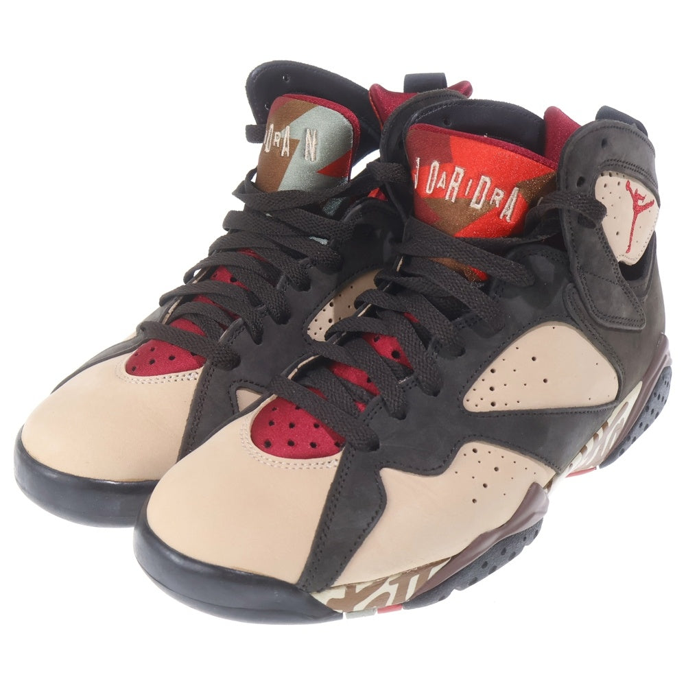 NIKE(ナイキ) ×Patta AIR JORDAN 7 OG BROWN AT3375-200 エアジョーダン7 ブラウン ハイカットスニーカー シューズ ブラウン US8.5/26.5cm