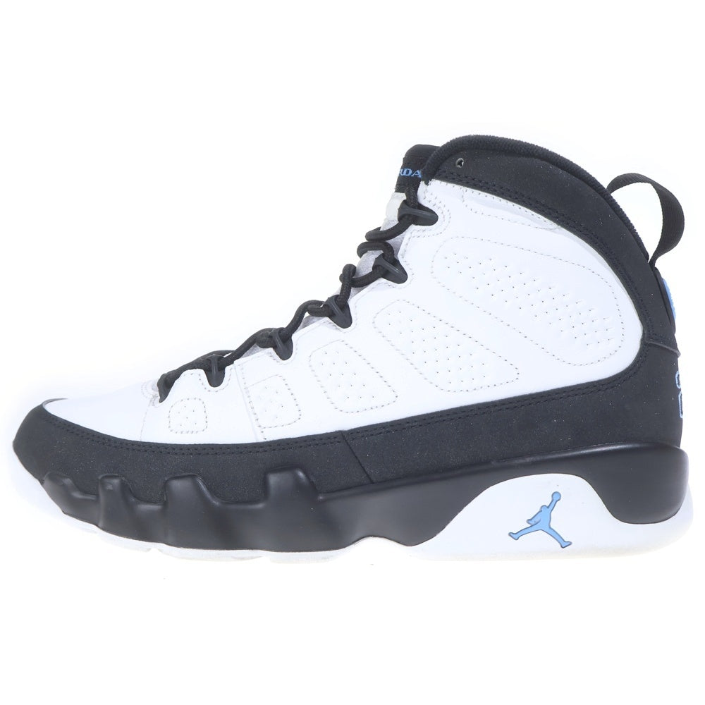 NIKE(ナイキ) AIR JORDAN 9 UNIVERSITY BLUE CT8019-140 エアジョーダン9 ユニバーシティブルー ハイカットスニーカー シューズ ホワイト/ブラック/ブルー US8.5/26.5cm